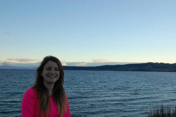 Pics in front of Lake Taupo!